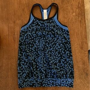 Ivivva Black and Blue Star Tank Top